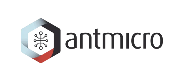 Logotyp firmy Antmicro, technologicznego lidera w dziedzinie systemów wbudowanych, sztucznej inteligencji i edge computing.